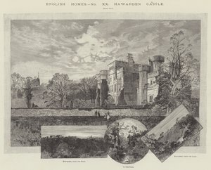 Castello di Hawarden da Charles Auguste Loye