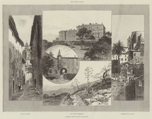 Hyeres, costa meridionale della Francia da Charles Auguste Loye
