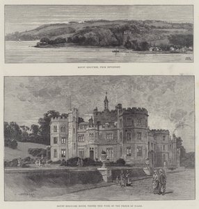 Casa di Mount Edgcumbe da Charles Auguste Loye