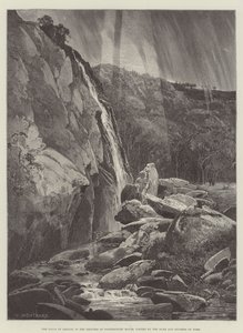 Le cascate di Dargle, nei giardini della Powerscourt House, visitate dal Duca e dalla Duchessa di York
