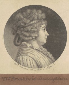 Catherine Keteltas Livingston da Charles B. J. Févret de Saint Mémin