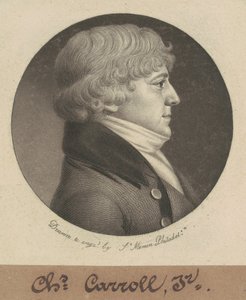 Charles Carroll, Jr. da Charles B. J. Févret de Saint Mémin