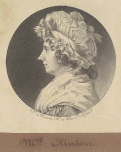Cornelia Tappen Clinton da Charles B. J. Févret de Saint Mémin