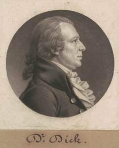 Elisha Cullen Dick da Charles B. J. Févret de Saint Mémin