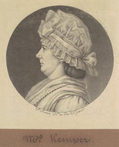 Elizabeth Marius Kemper da Charles B. J. Févret de Saint Mémin