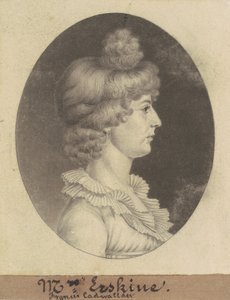 Frances Cadwalader Erskine da Charles B. J. Févret de Saint Mémin