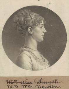 Jane Barr Stuart Newton da Charles B. J. Févret de Saint Mémin