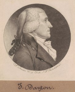 Jonathan Dayton da Charles B. J. Févret de Saint Mémin