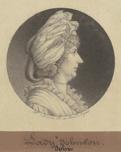 Lady Mary Watts Johnson da Charles B. J. Févret de Saint Mémin
