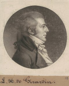 Louis Hue Girardin da Charles B. J. Févret de Saint Mémin