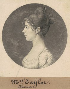 Lucy Harrison Singleton Taylor da Charles B. J. Févret de Saint Mémin