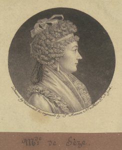 Madame Jean de Sèze da Charles B. J. Févret de Saint Mémin