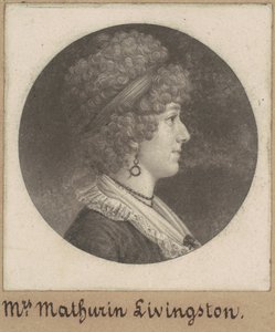 Margaret Lewis Livingston da Charles B. J. Févret de Saint Mémin