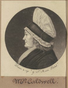Martha Round Caldwell da Charles B. J. Févret de Saint Mémin