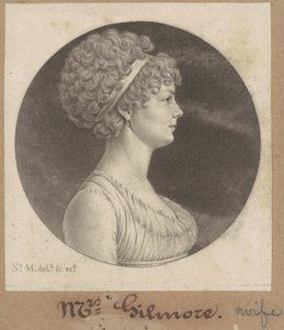 Mary Ann Smith Gilmor da Charles B. J. Févret de Saint Mémin