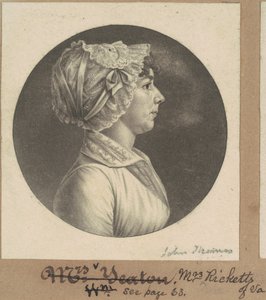 Mary Barr Ricketts da Charles B. J. Févret de Saint Mémin