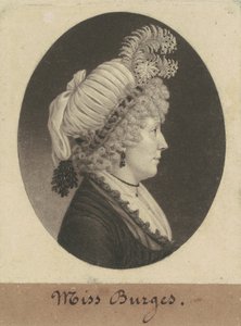 Miss Burges da Charles B. J. Févret de Saint Mémin
