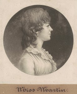 Miss Martin da Charles B. J. Févret de Saint Mémin