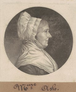 Signora Ash da Charles B. J. Févret de Saint Mémin