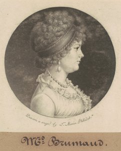 Signora Brumaud da Charles B. J. Févret de Saint Mémin