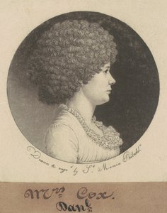 Signora Cox da Charles B. J. Févret de Saint Mémin
