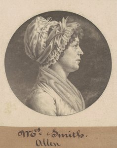 Signora Smith da Charles B. J. Févret de Saint Mémin