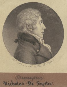 Nicholas de Peyster, Jr. da Charles B. J. Févret de Saint Mémin