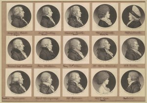 Collezione di ritratti di Saint-Mémin, Gruppo 10 da Charles B. J. Févret de Saint Mémin