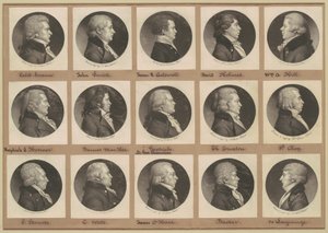 Collezione di Ritratti di Saint-Mémin, Gruppo 13 da Charles B. J. Févret de Saint Mémin