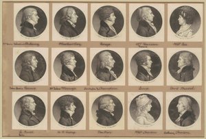 Collezione di ritratti di Saint-Mémin, Gruppo 15 da Charles B. J. Févret de Saint Mémin