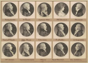 Collezione di ritratti di Saint-Mémin, Gruppo 16 da Charles B. J. Févret de Saint Mémin