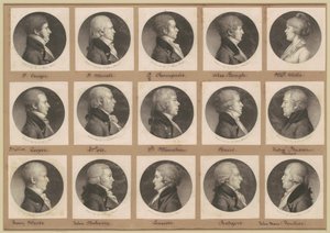 Collezione di Ritratti di Saint-Mémin, Gruppo 21 da Charles B. J. Févret de Saint Mémin