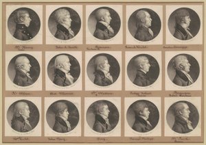 Collezione di ritratti di Saint-Mémin, Gruppo 22 da Charles B. J. Févret de Saint Mémin