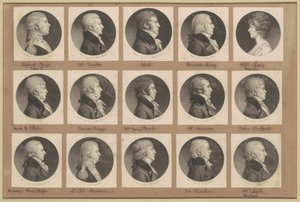 Collezione di ritratti di Saint-Mémin, Gruppo 23 da Charles B. J. Févret de Saint Mémin