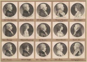 Collezione di ritratti di Saint-Mémin, Gruppo 24 da Charles B. J. Févret de Saint Mémin