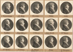 Collezione di Ritratti di Saint-Mémin, Gruppo 27 da Charles B. J. Févret de Saint Mémin