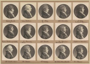 Collezione di Ritratti di Saint-Mémin, Gruppo 28 da Charles B. J. Févret de Saint Mémin