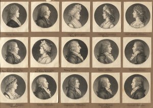 Collezione di ritratti di Saint-Mémin, Gruppo 2 da Charles B. J. Févret de Saint Mémin