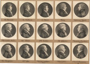 Collezione di ritratti di Saint-Mémin, Gruppo 31 da Charles B. J. Févret de Saint Mémin