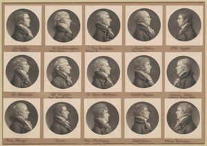 Collezione di ritratti di Saint-Mémin, Gruppo 32 da Charles B. J. Févret de Saint Mémin