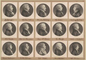 Collezione di ritratti di Saint-Mémin, Gruppo 33 da Charles B. J. Févret de Saint Mémin