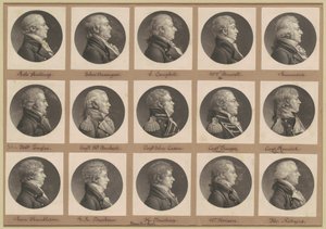 Collezione di ritratti di Saint-Mémin, Gruppo 34 da Charles B. J. Févret de Saint Mémin