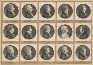Collezione di ritratti di Saint-Mémin, Gruppo 35 da Charles B. J. Févret de Saint Mémin
