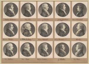 Collezione di ritratti di Saint-Mémin, Gruppo 40 da Charles B. J. Févret de Saint Mémin