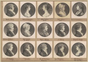 Collezione di ritratti di Saint-Mémin, Gruppo 44 da Charles B. J. Févret de Saint Mémin