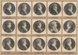 Collezione di ritratti di Saint-Mémin, Gruppo 45 da Charles B. J. Févret de Saint Mémin