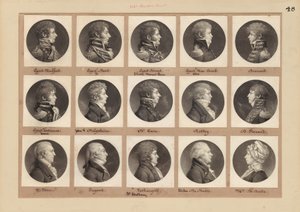 Collezione di ritratti di Saint-Mémin, Gruppo 48 da Charles B. J. Févret de Saint Mémin