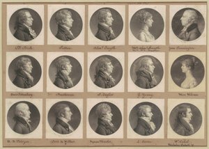 Collezione di ritratti di Saint-Mémin, Gruppo 49 da Charles B. J. Févret de Saint Mémin
