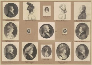 Collezione di ritratti di Saint-Mémin, Gruppo 50 da Charles B. J. Févret de Saint Mémin