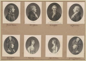 Collezione di ritratti di Saint-Mémin, Gruppo 51 da Charles B. J. Févret de Saint Mémin